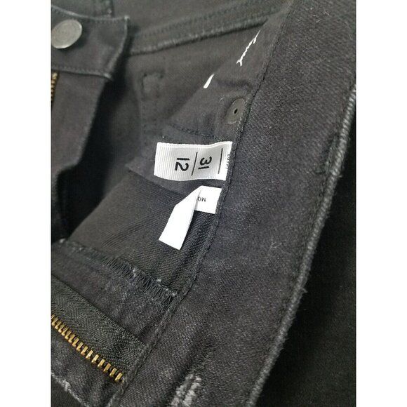 Loft Black Skinny Jeans Women's Size 31/12 Slim Pockets Stretch cotton blend - Picture 7 of 13